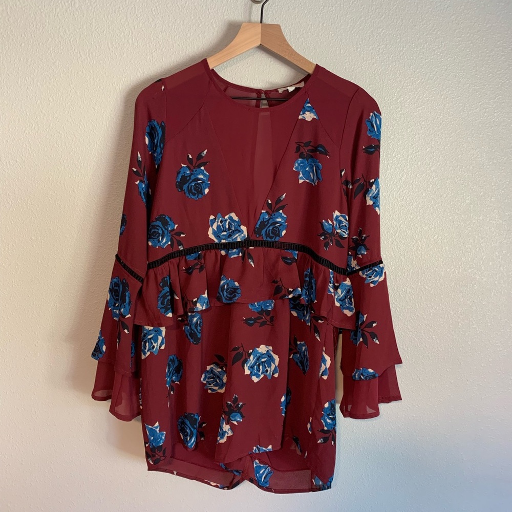 FLORAL ROMPER SIZE M